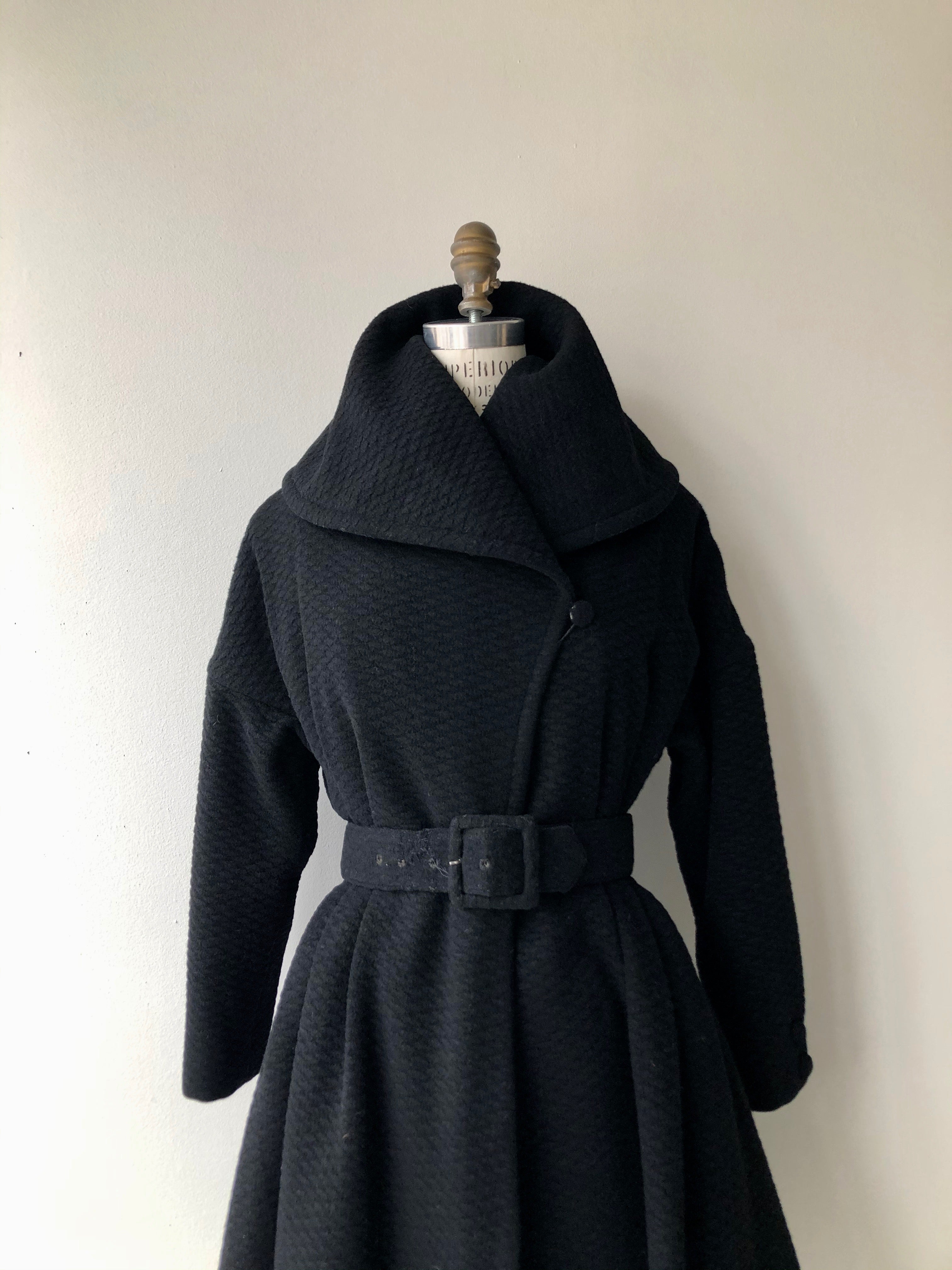 Goldwin Wool Peplum Coat