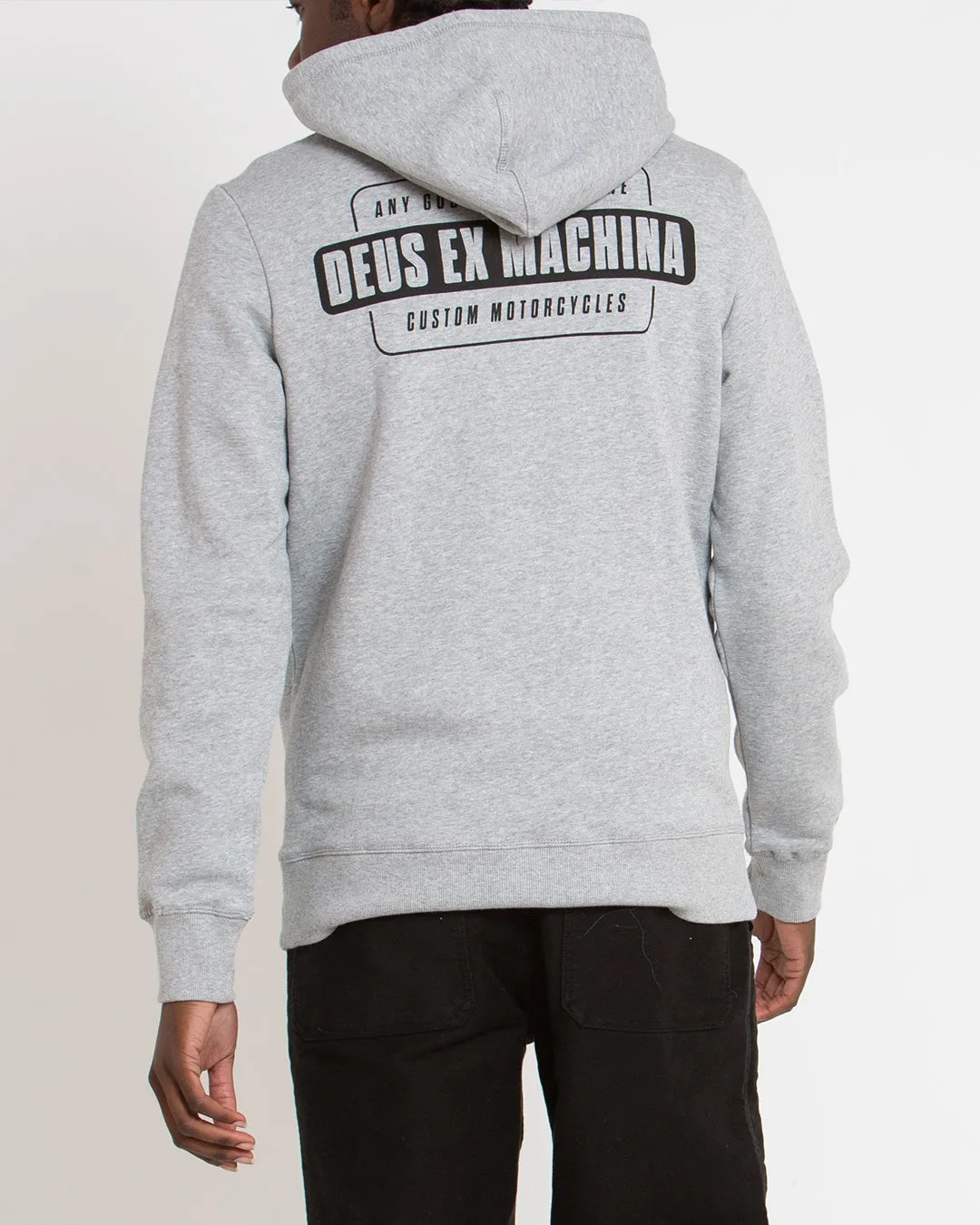 GRIP TAPE HOODIE - GREY MARLE