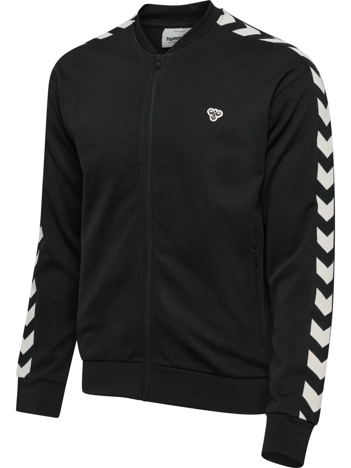 hmlARCHIVE REGULAR POLY ZIP JACKET Zip Jacket with Chevrons