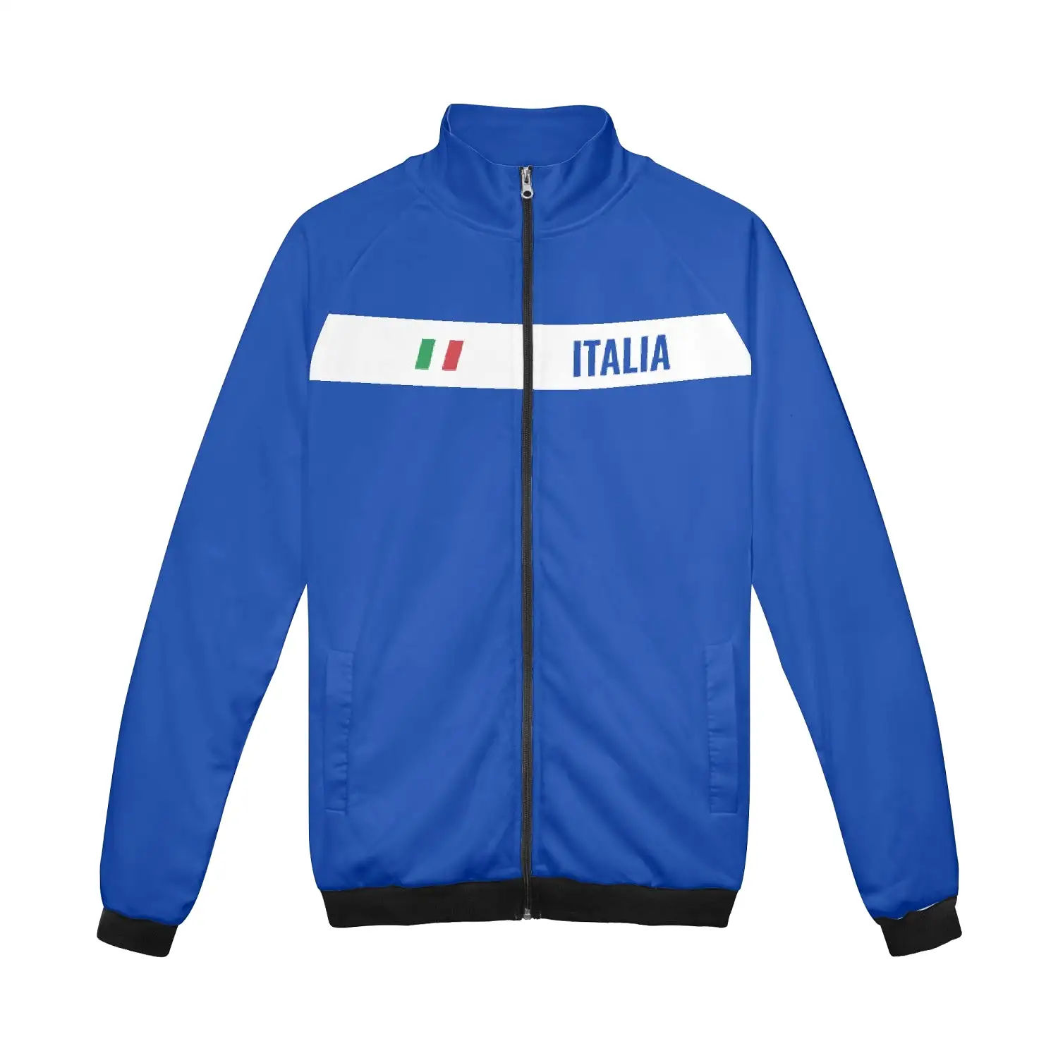 Italia zip Jacket azure