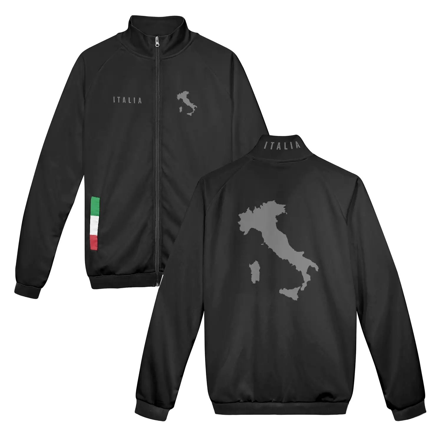 Italia zip Jacket black