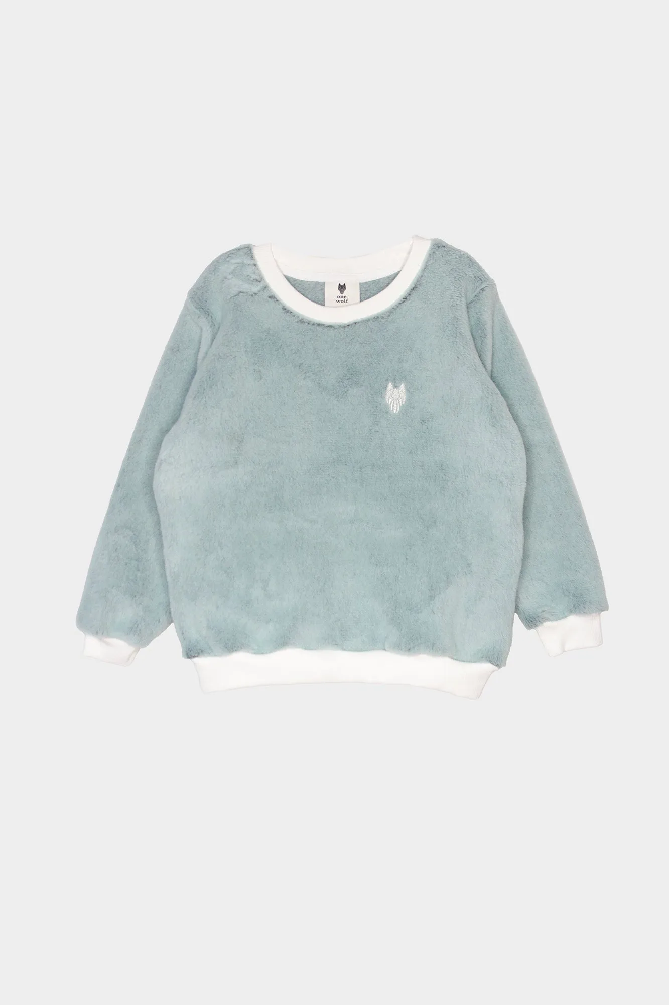 Kid’s sweater  One Wolf  turquoise