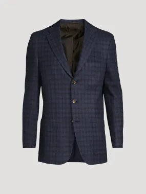 KITON Check Wool Jacket