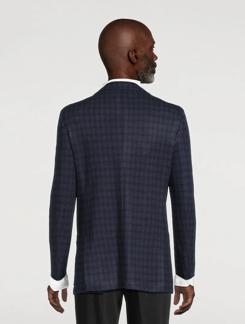 KITON Check Wool Jacket