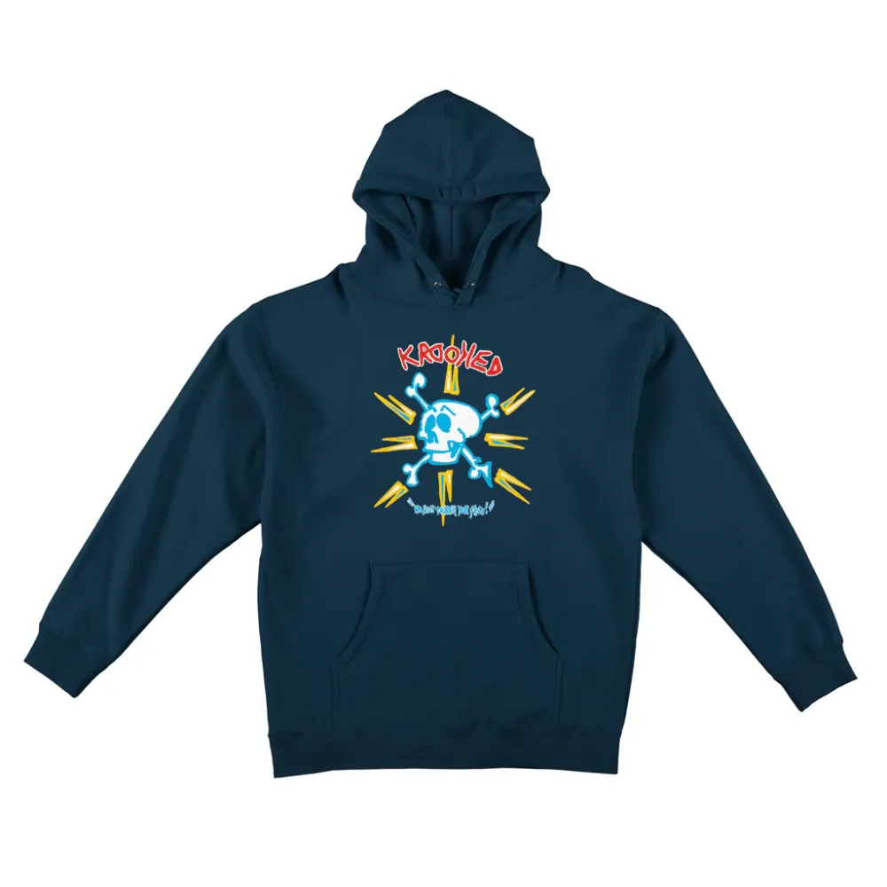 Krooked Style Hoodie Slate Blue