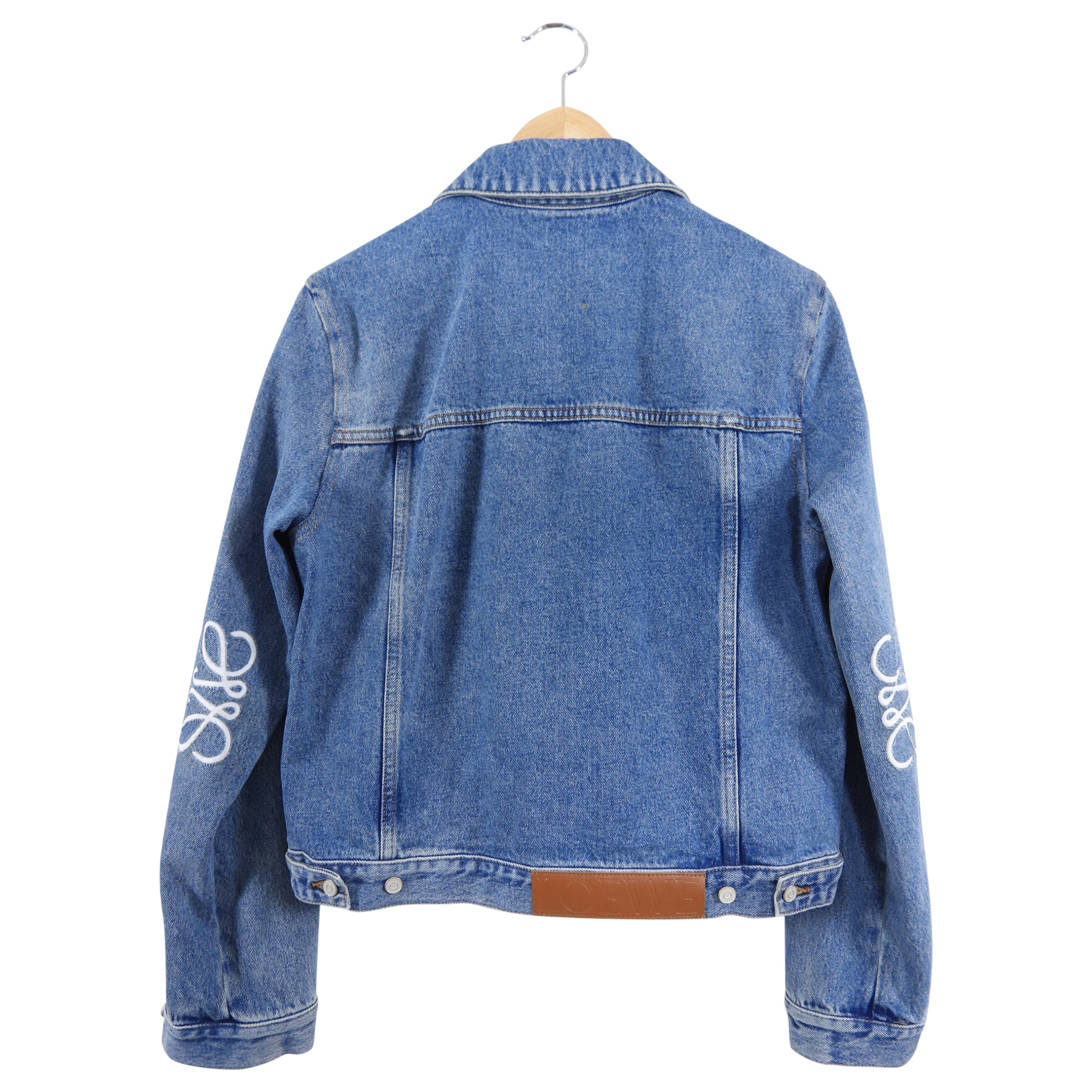 Loewe Blue Denim Anagram Jean Jacket - 38 (S)