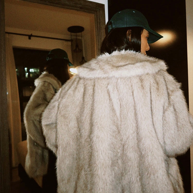 LOGAN FAUX FUR COAT