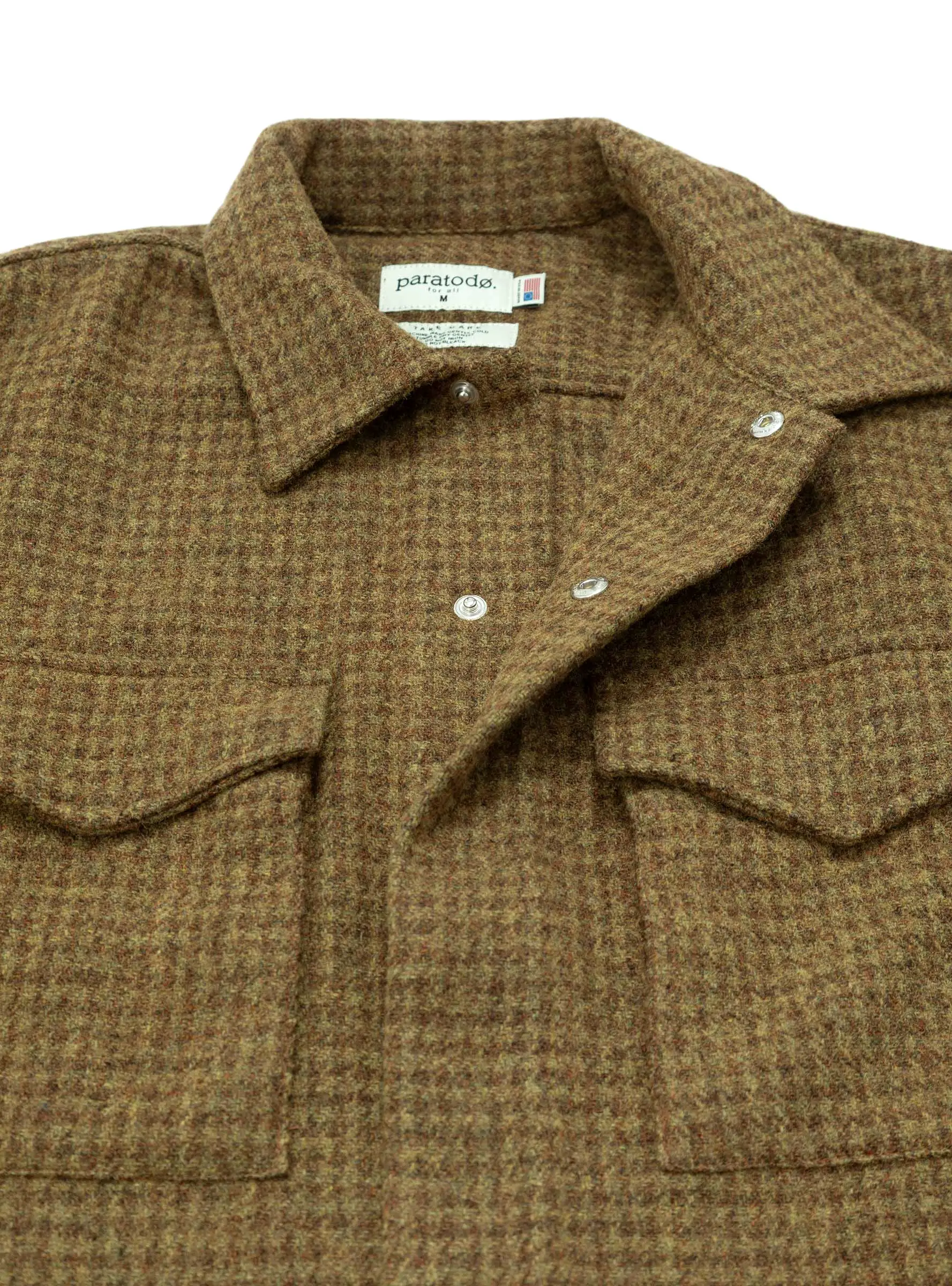 London '68 Wool Jacket Brown Houndstooth