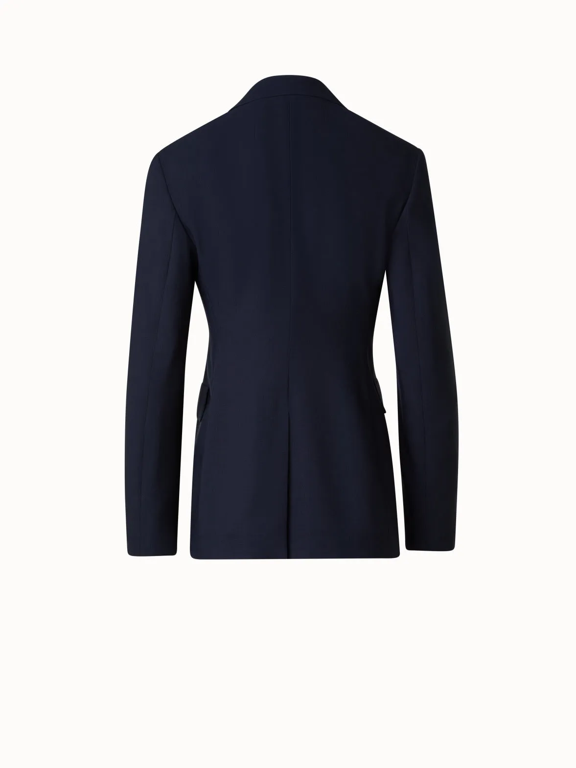 Long Tailored Cool Wool Jacket