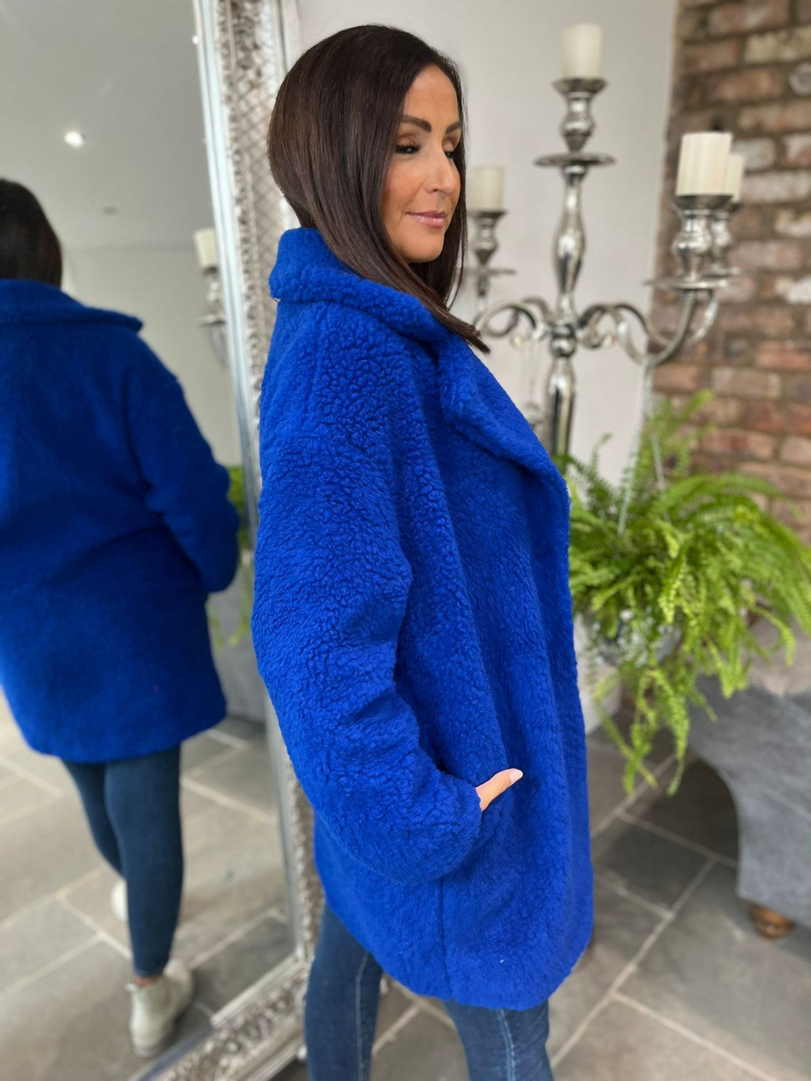 Longline Teddy Coat Danni