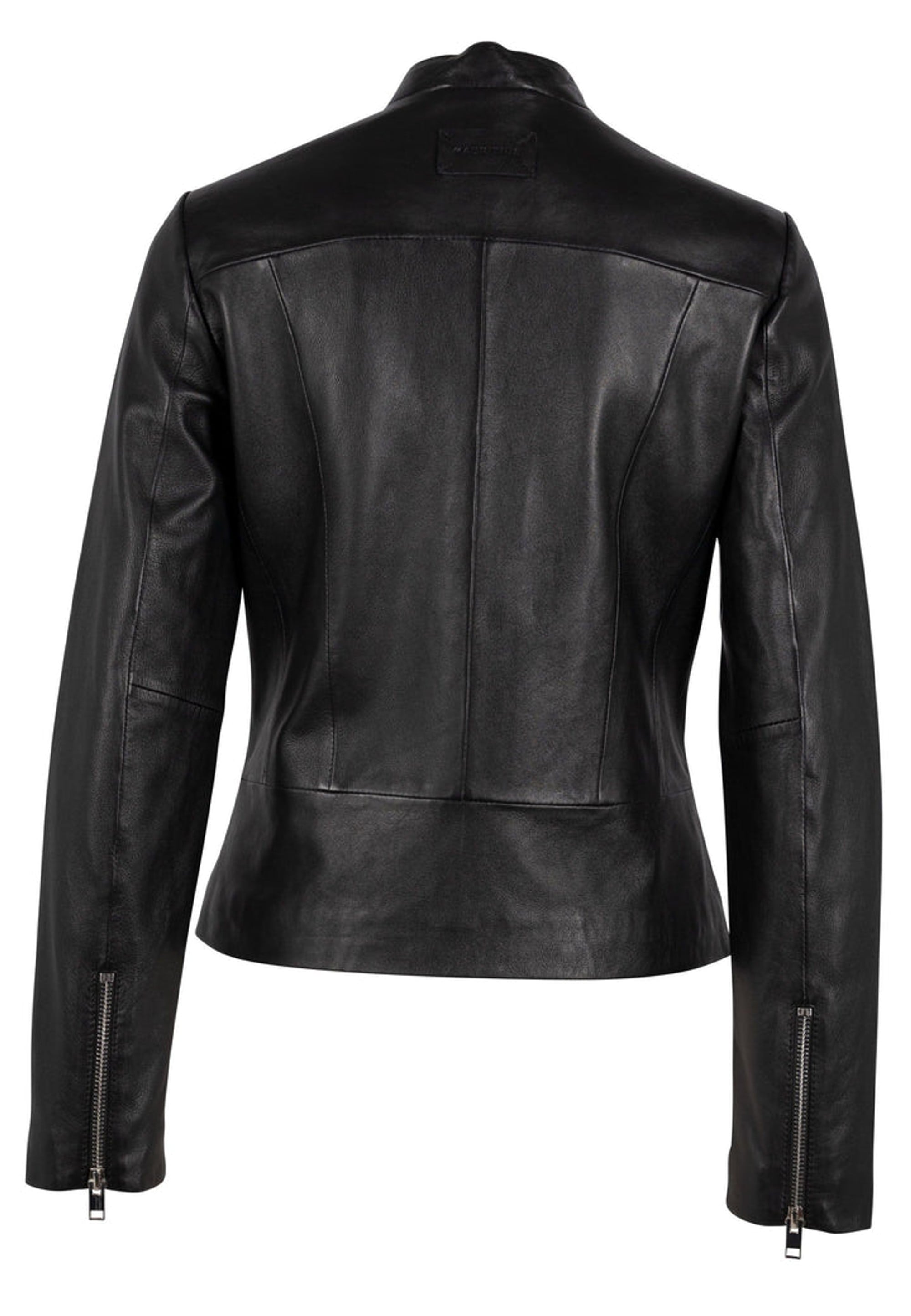 Mauritius Yamila CF Leather Jacket, Black