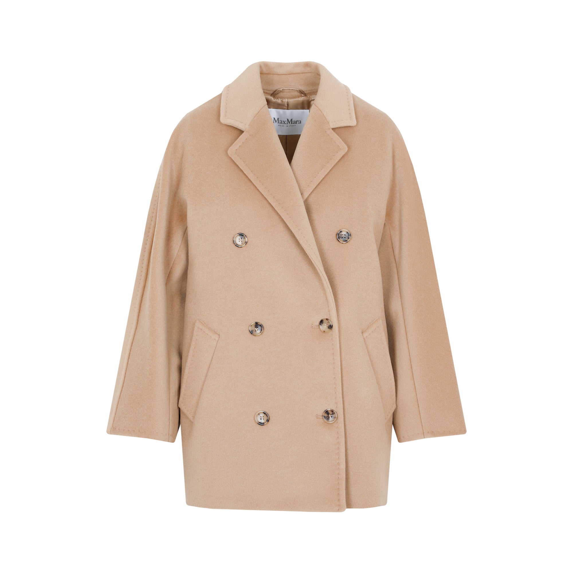 Max Mara Double-Breasted Long-Sleeved Coat