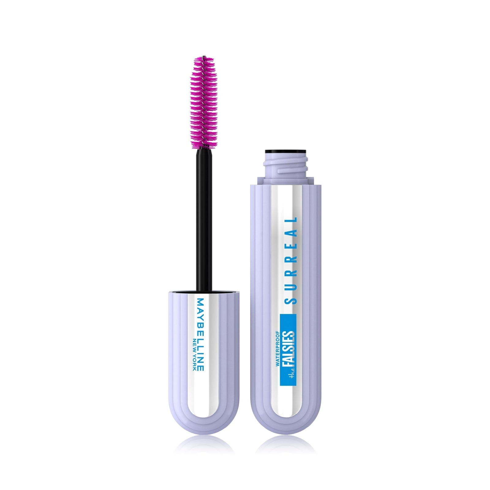 Maybelline New York Mascara with False Eyelash Effect and Hybrid Fiber Technology 10ml Black Waterproof