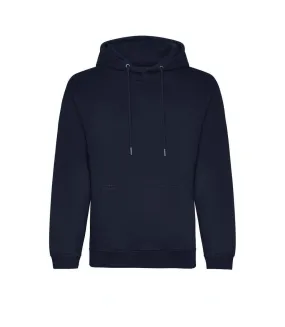 Mens organic hoodie french navy Awdis