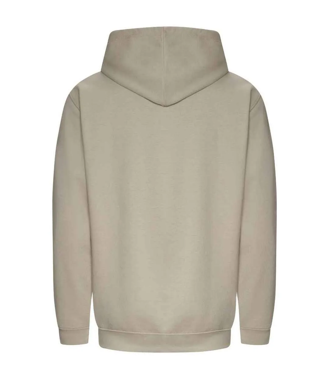 Mens organic hoodie natural stone Awdis