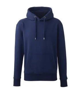 Mens organic hoodie oxford navy Anthem