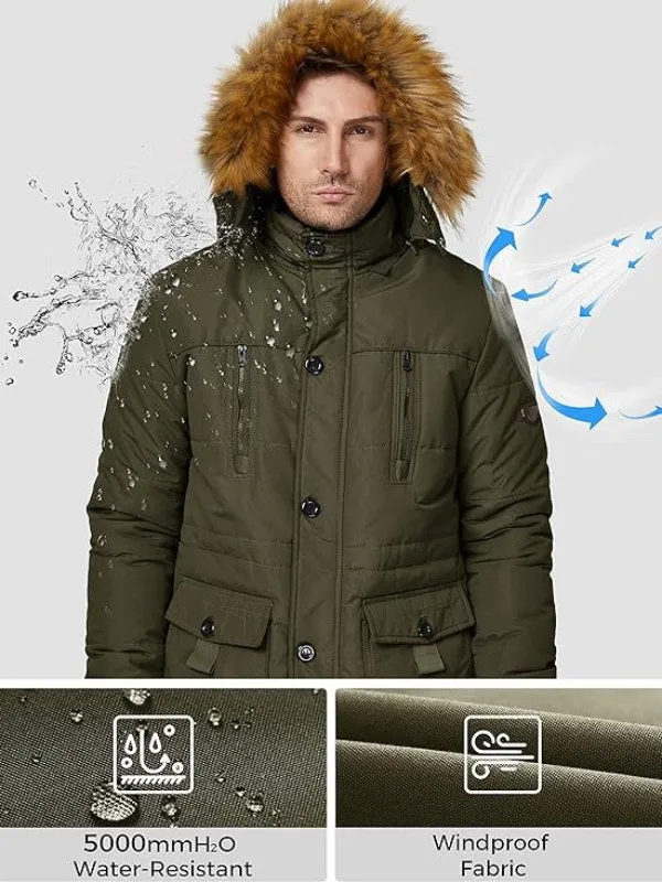 Men's Winter Coat Warm Parka Jacket