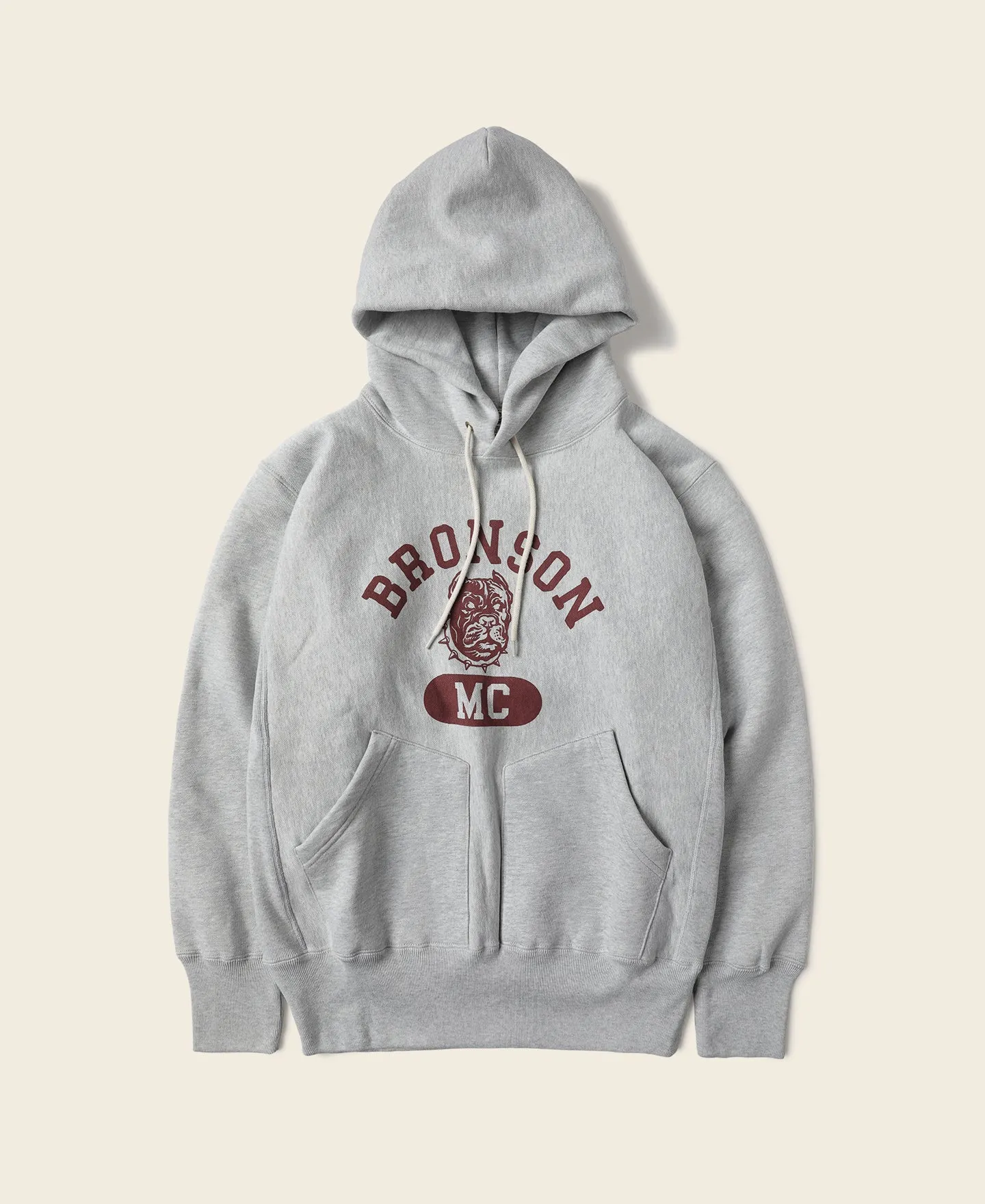 Motorcycle Club Logo-Print Reverse Weave Hoodie