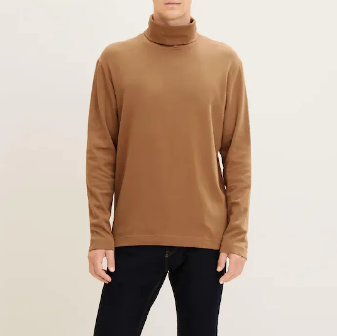 Ned Long Sleeve Turtleneck (Beige)