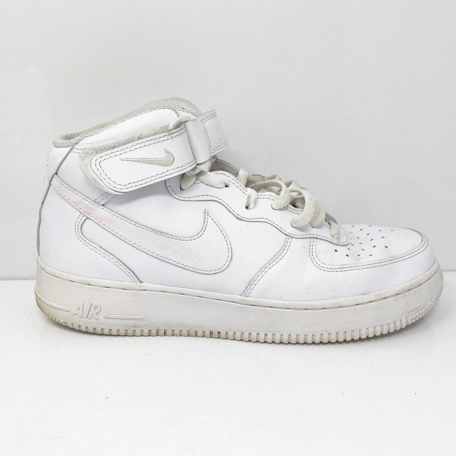 Nike Mens Air Force 1 Mid 07 CW2289-111 White Basketball Shoes Sneakers Size 9