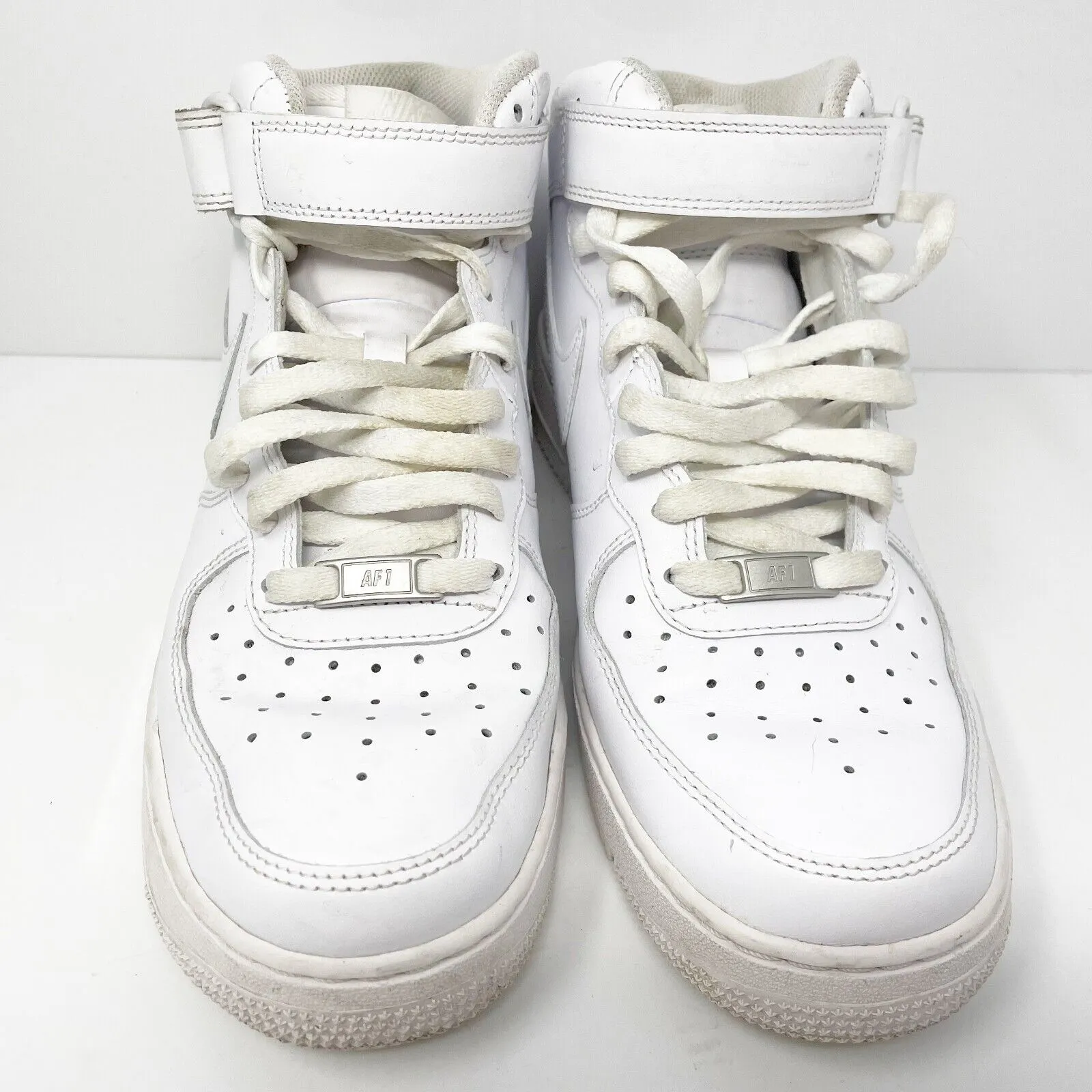 Nike Mens Air Force 1 Mid 07 CW2289-111 White Basketball Shoes Sneakers Size 9