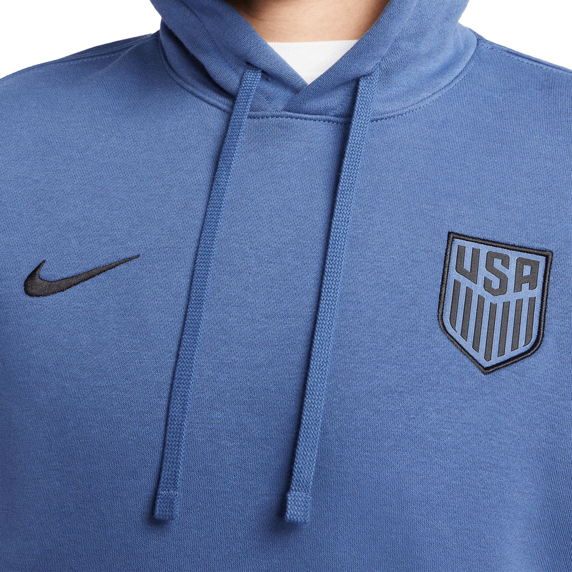 Nike Men's USA Fleece Pullover Hoodie Navy/Black