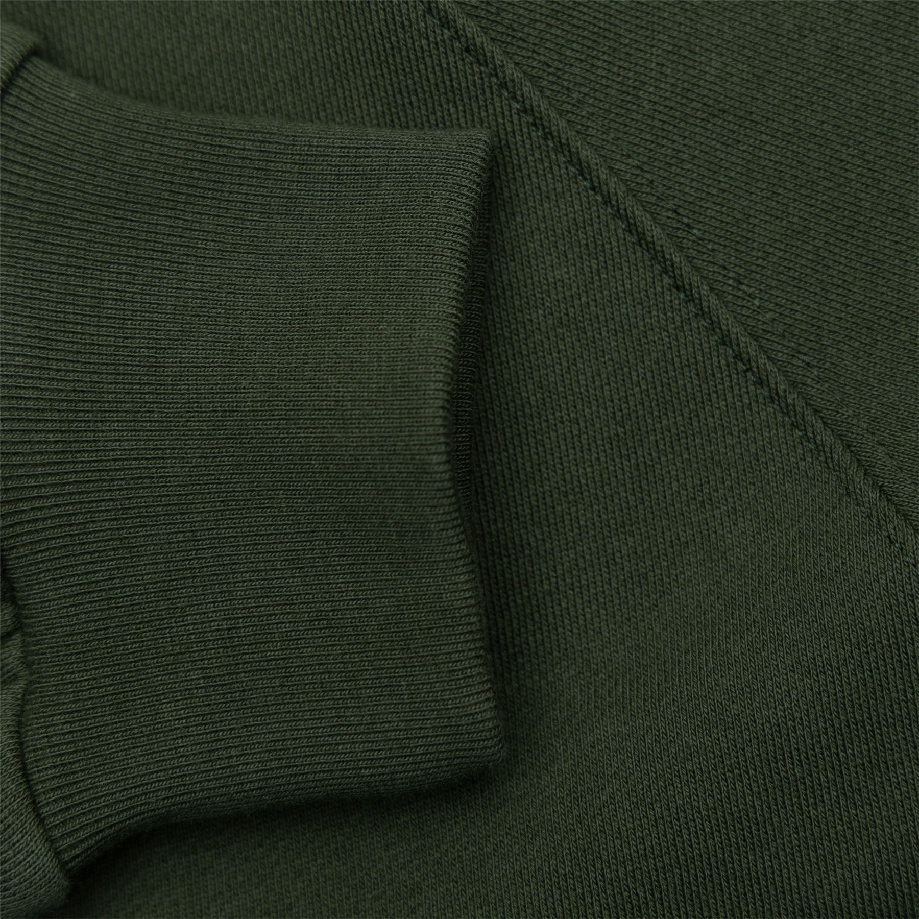 Organic Knitted Cotton Eighteenth Hoodie Green - 2024