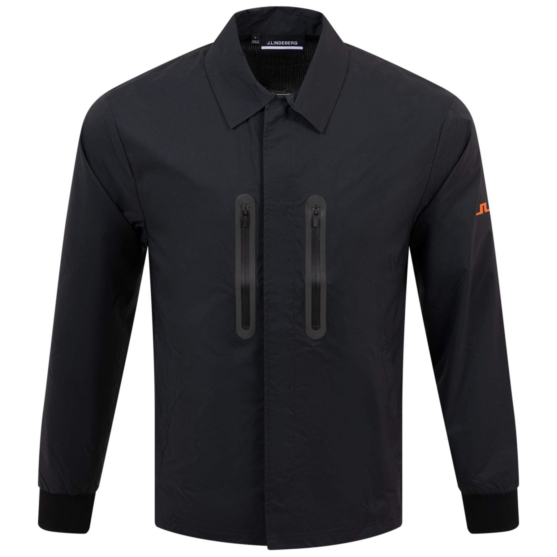 Pirro Ripstop Light Overshirt Jacket Black - SS24