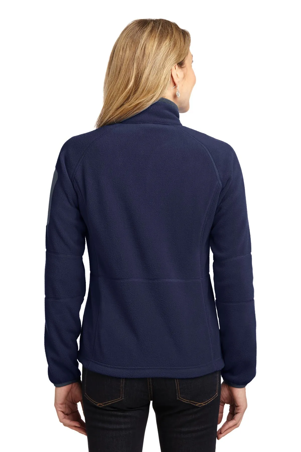 Port Authority Ladies Enhanced Value Fleece Full-Zip Jacket L229 Navy/ Battleship Grey