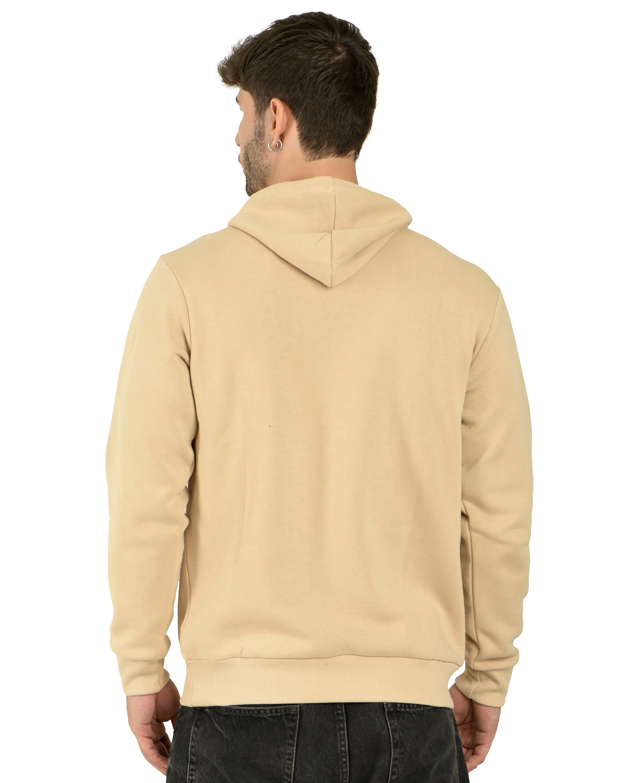 Pullover Hoodie (unisex) Beige-50/50 Fleece