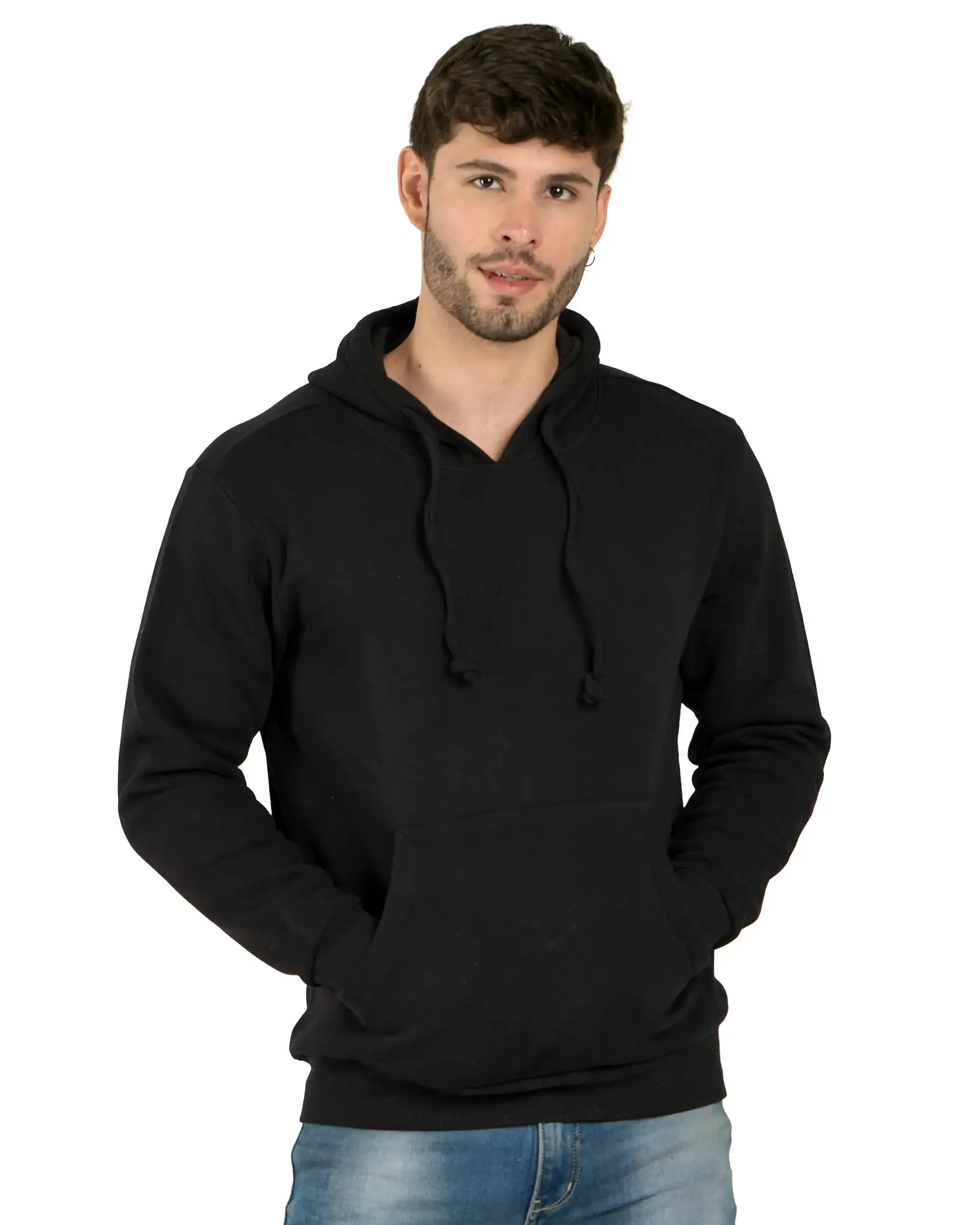 Pullover Hoodie (unisex) Black-50/50 Fleece