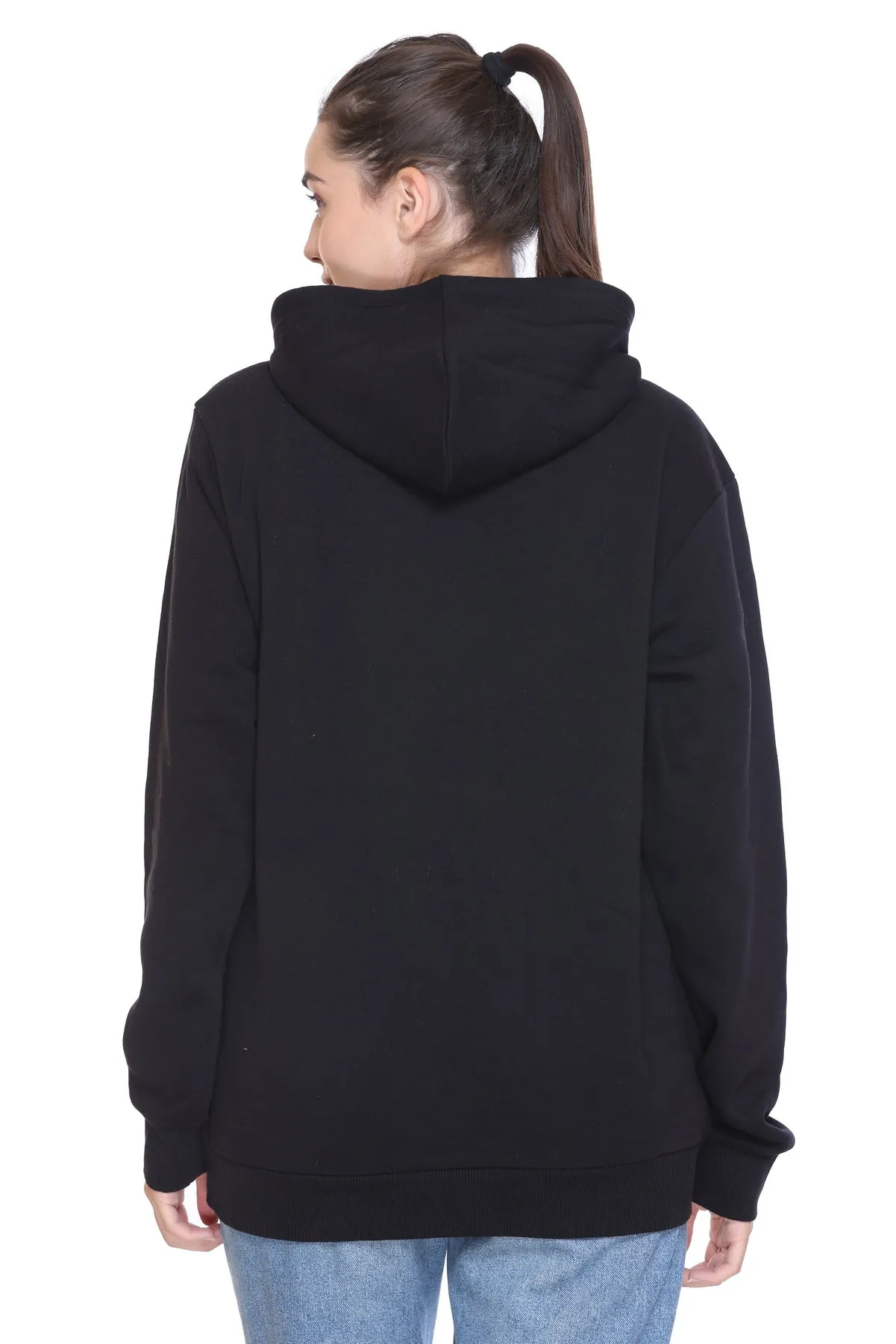 Pullover Hoodie (unisex) Black-50/50 Fleece