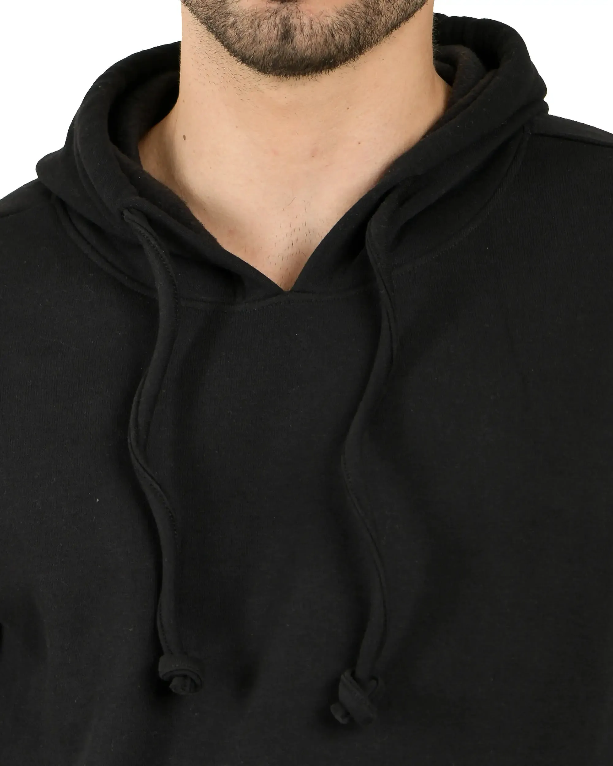 Pullover Hoodie (unisex) Black-50/50 Fleece