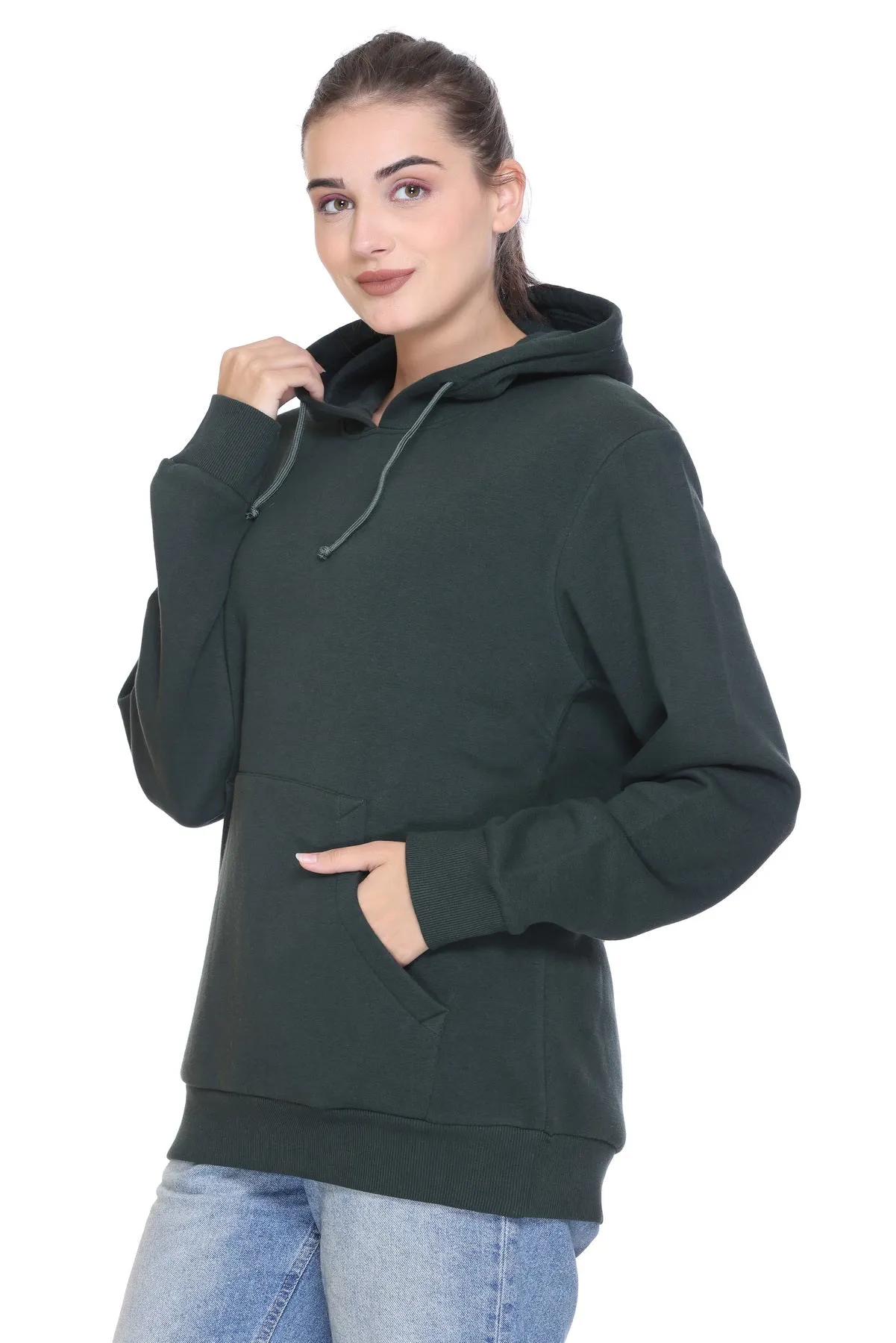 Pullover Hoodie (unisex) Forest Green-50/50 Fleece