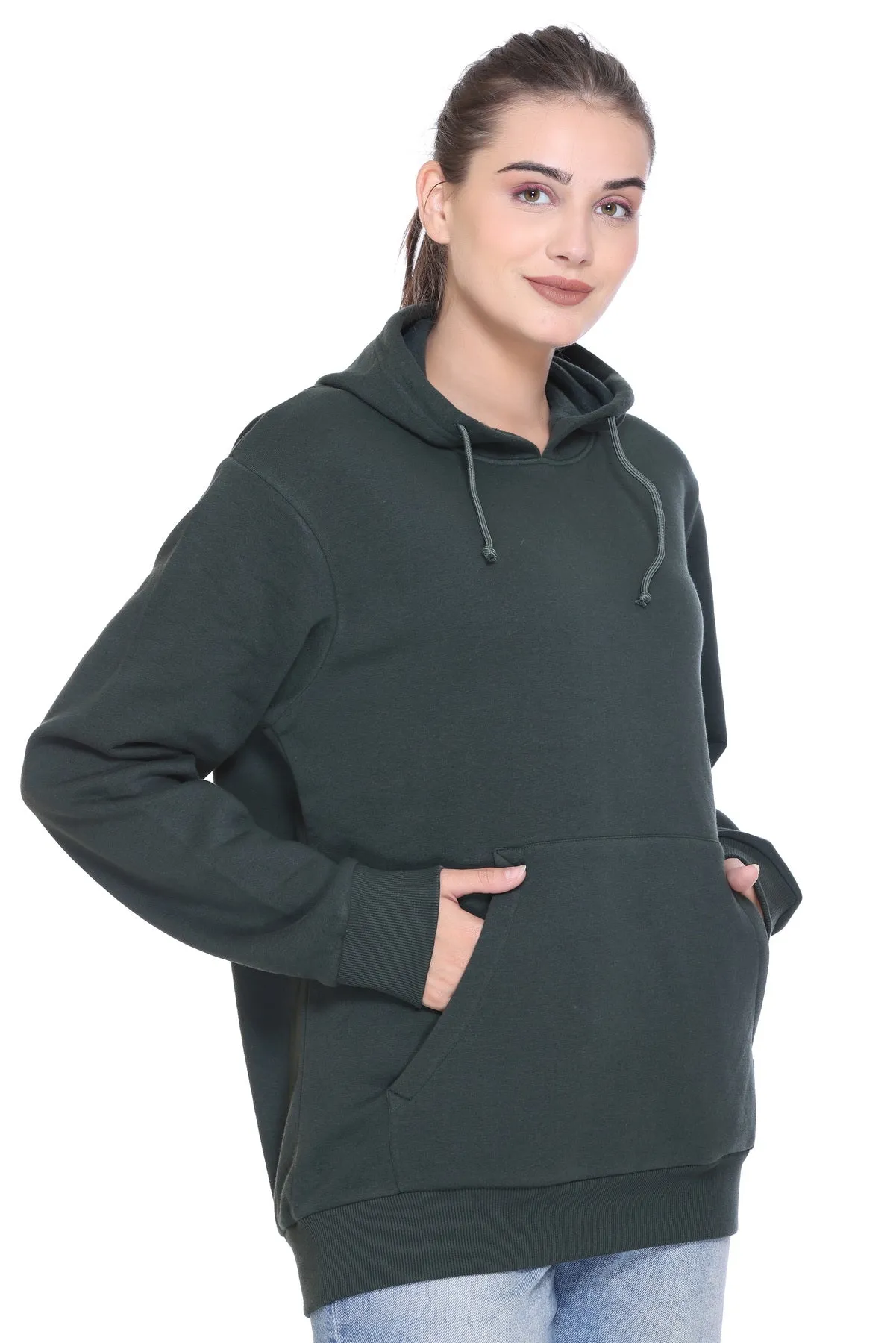 Pullover Hoodie (unisex) Forest Green-50/50 Fleece