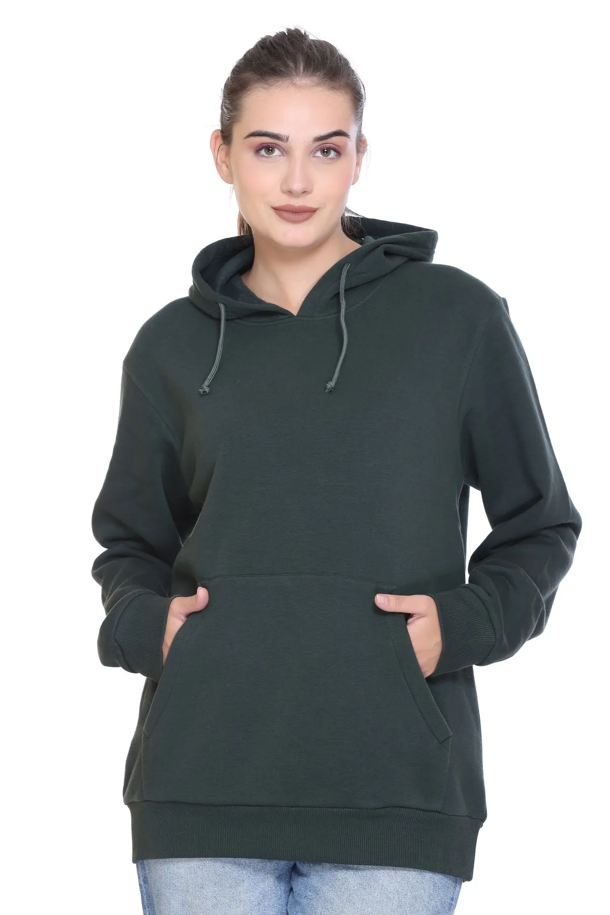 Pullover Hoodie (unisex) Forest Green-50/50 Fleece