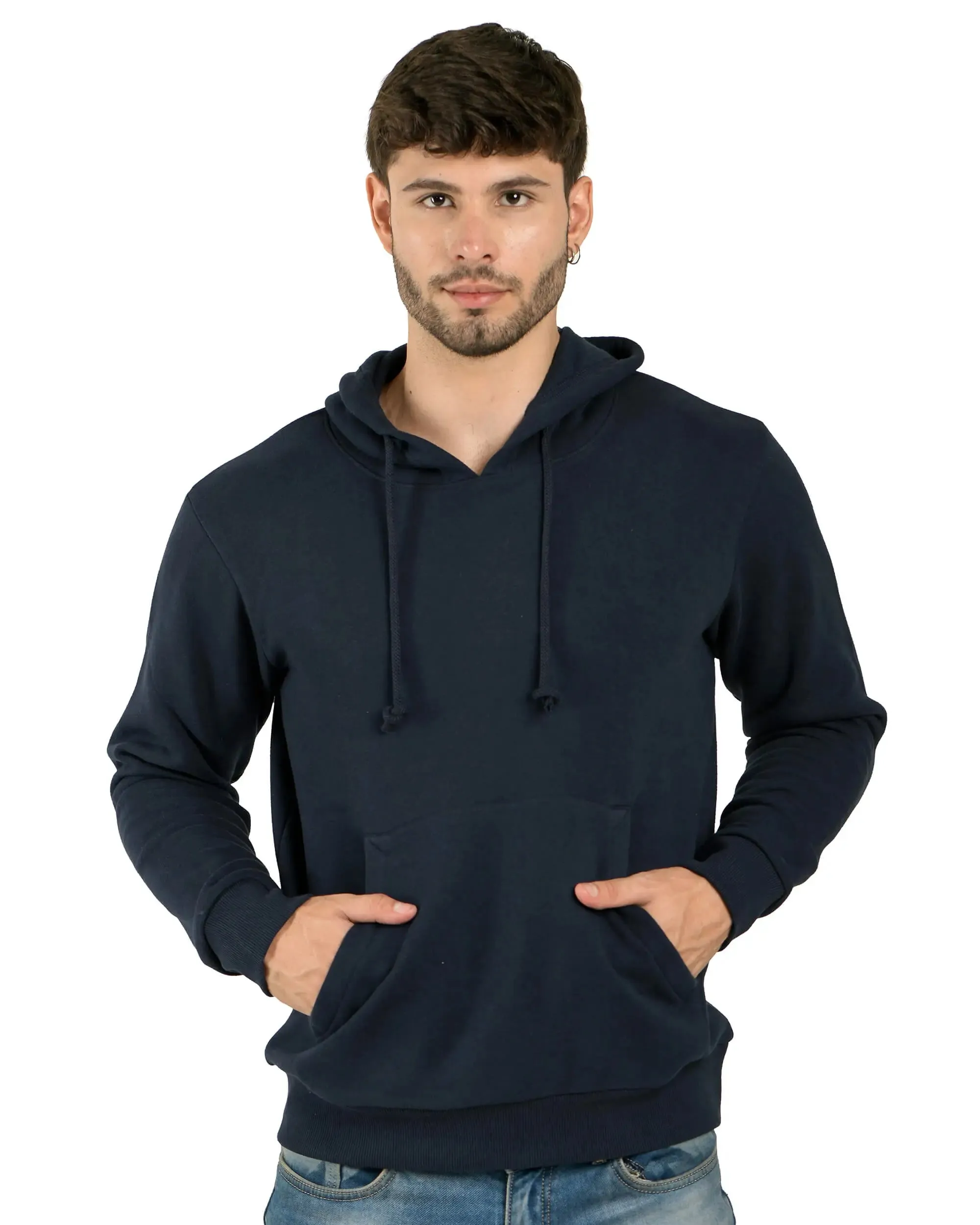 Pullover Hoodie (unisex) Navy-50/50 Fleece