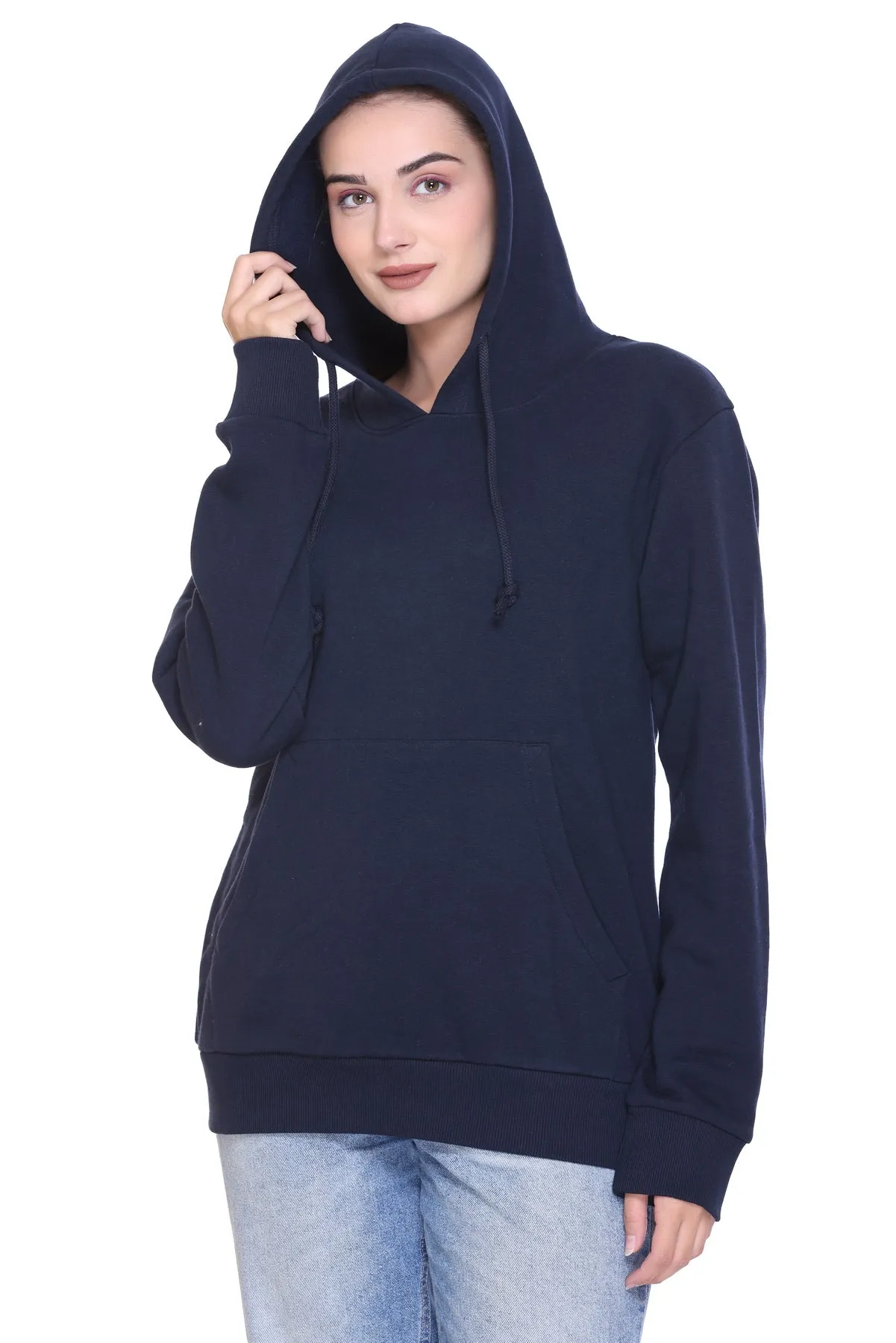 Pullover Hoodie (unisex) Navy-50/50 Fleece