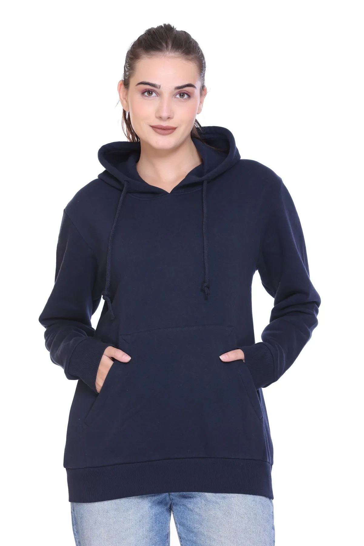 Pullover Hoodie (unisex) Navy-50/50 Fleece