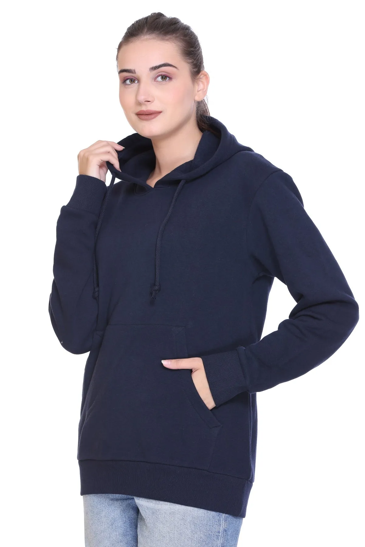 Pullover Hoodie (unisex) Navy-50/50 Fleece