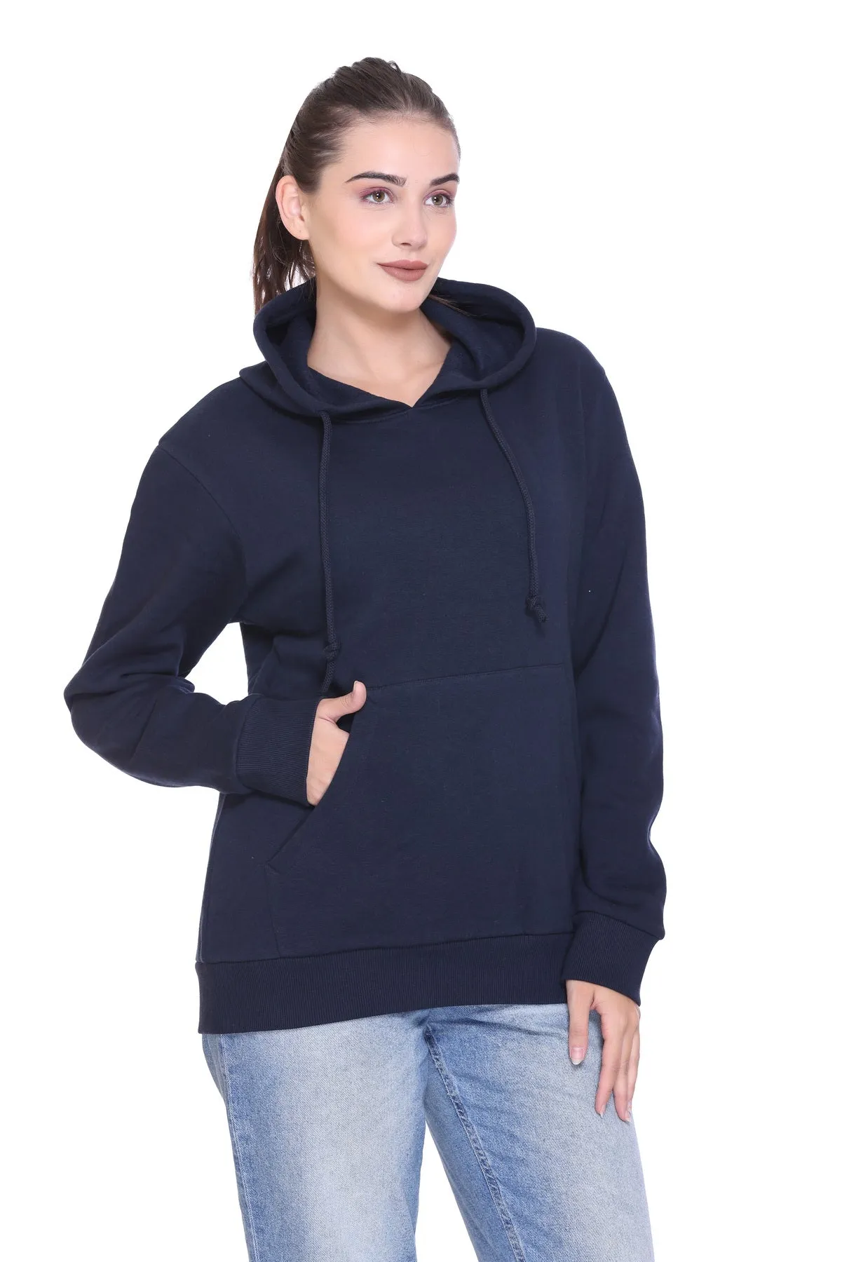 Pullover Hoodie (unisex) Navy-50/50 Fleece