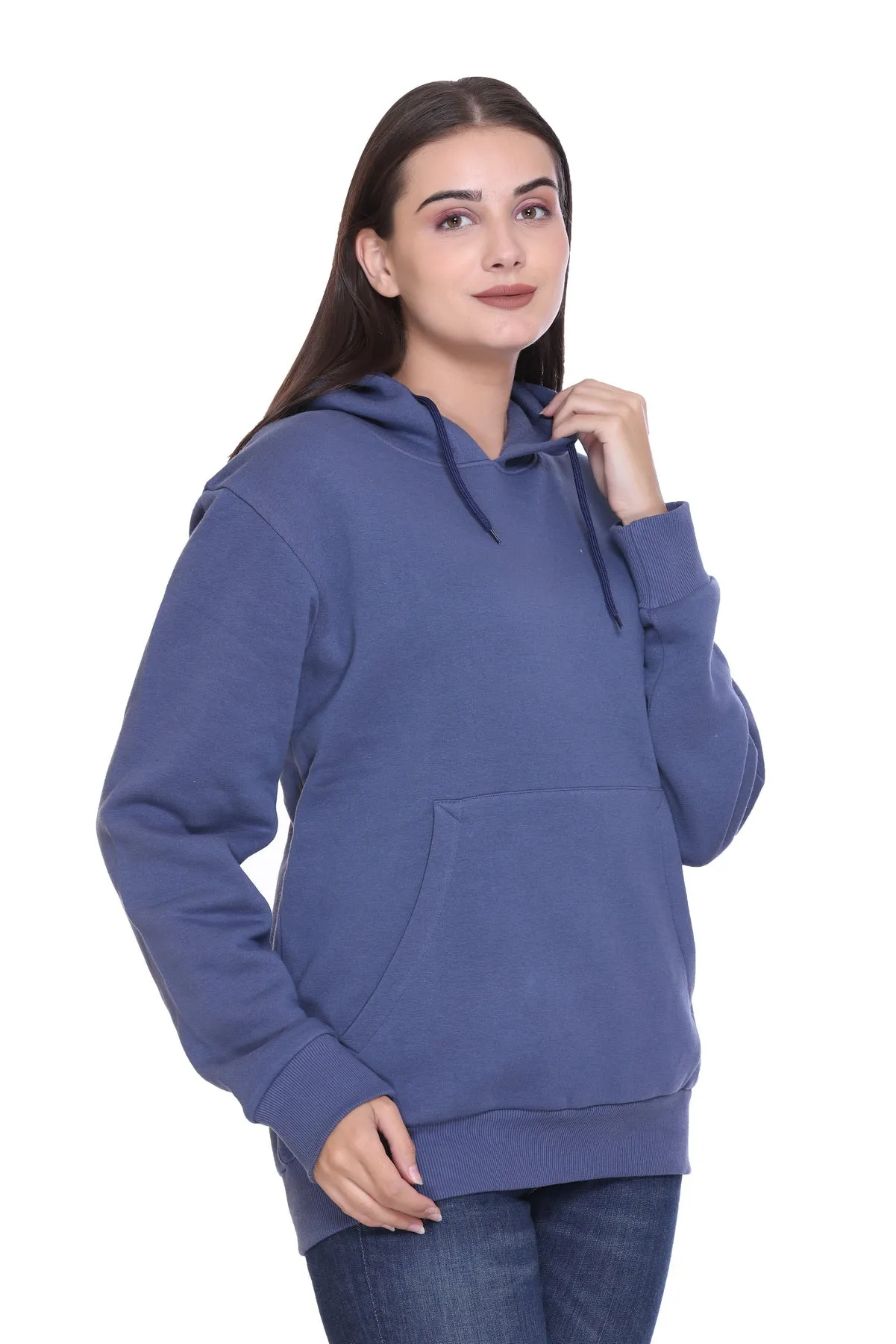 Pullover Hoodie (Unisex) Steel Blue-50/50 Fleece