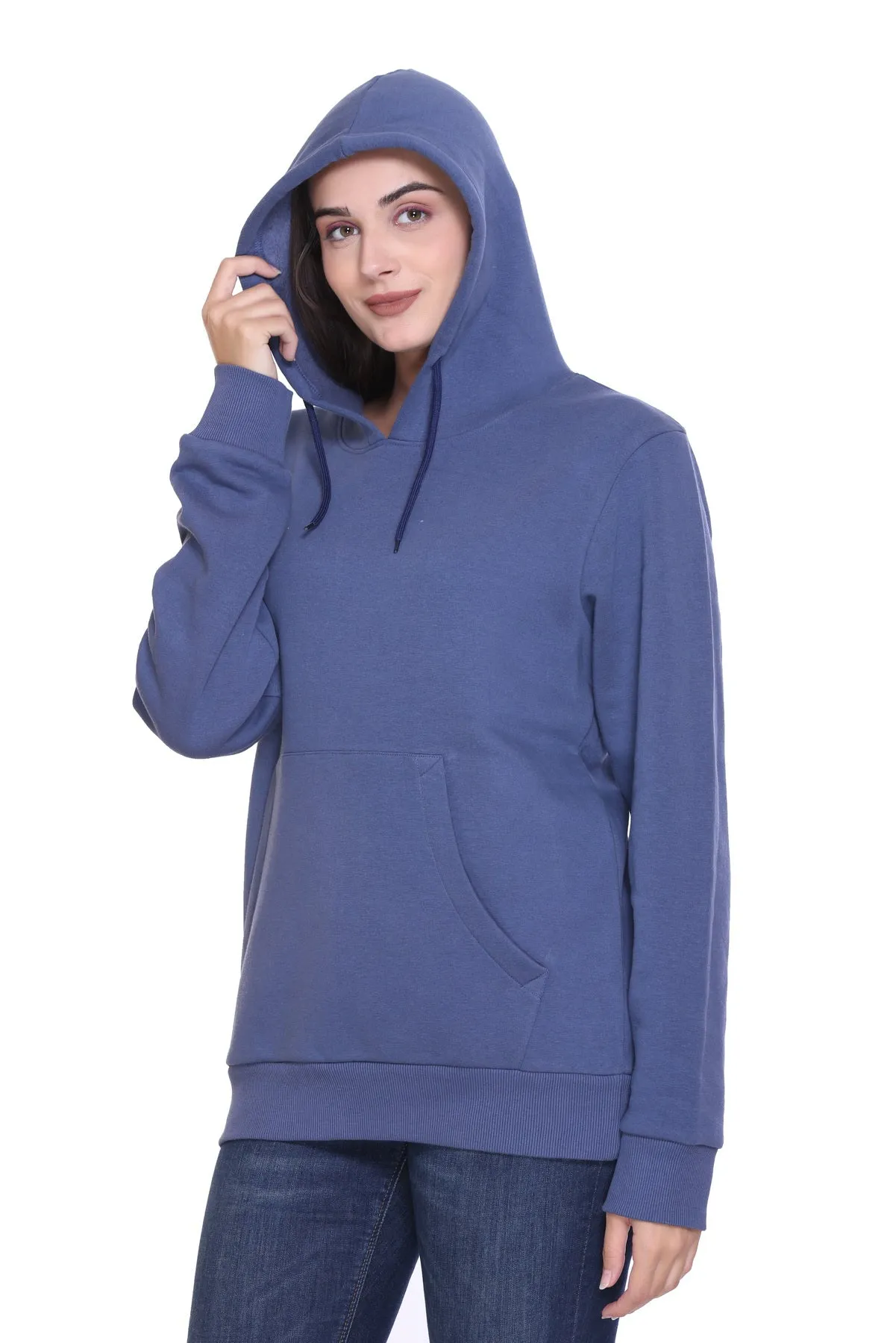 Pullover Hoodie (Unisex) Steel Blue-50/50 Fleece