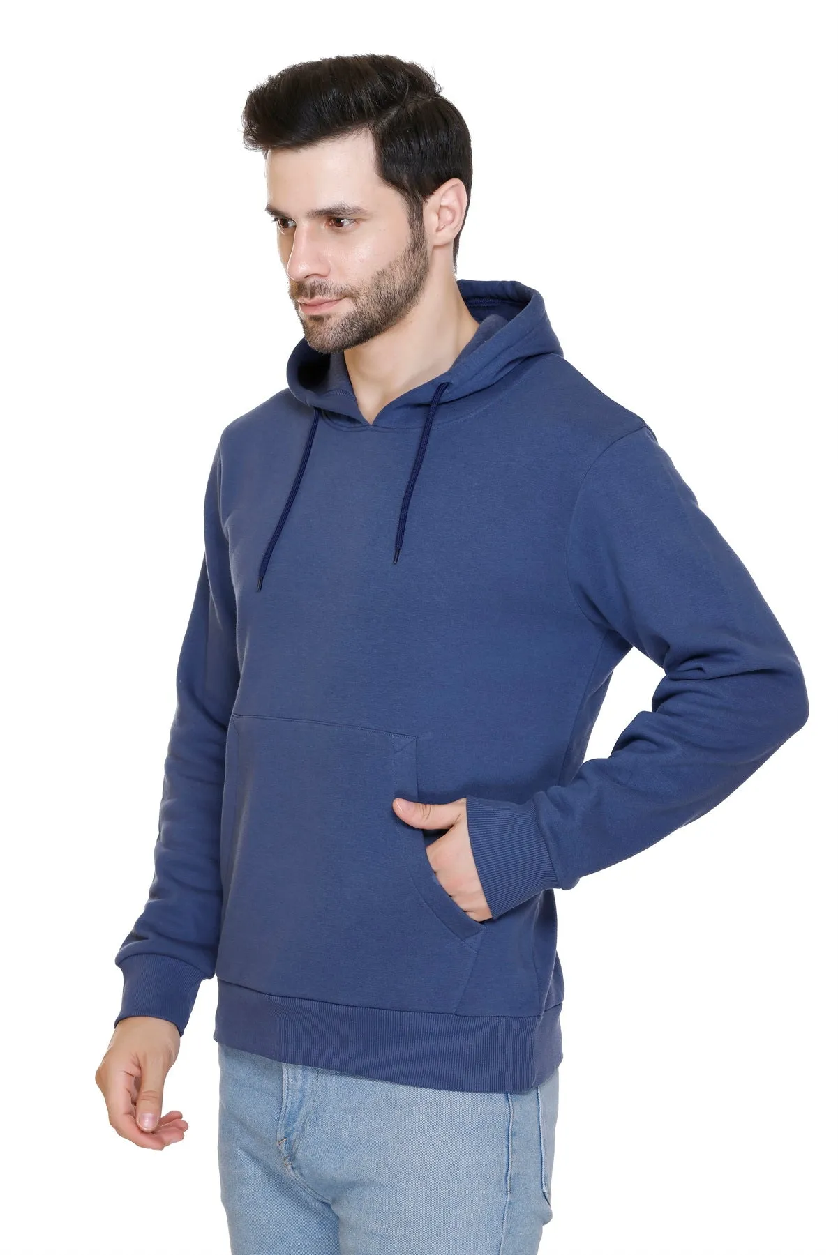 Pullover Hoodie (Unisex) Steel Blue-50/50 Fleece