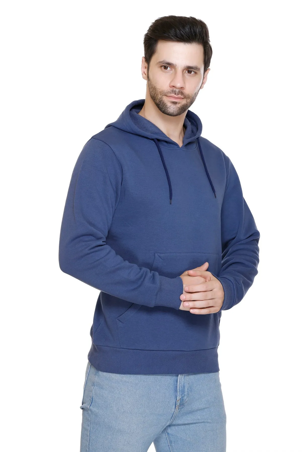 Pullover Hoodie (Unisex) Steel Blue-50/50 Fleece