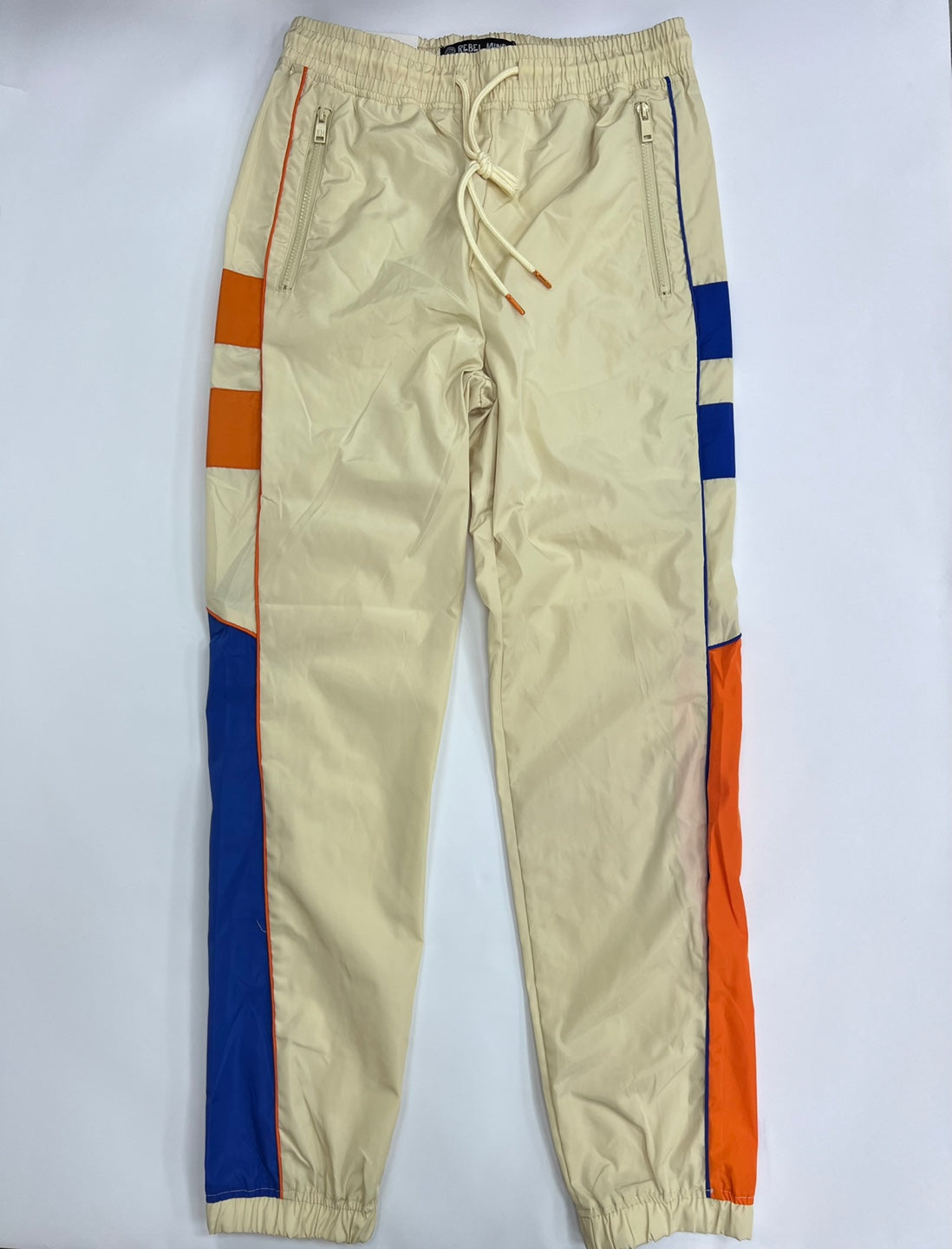 REBEL MINDS Color Block Jogger Pants