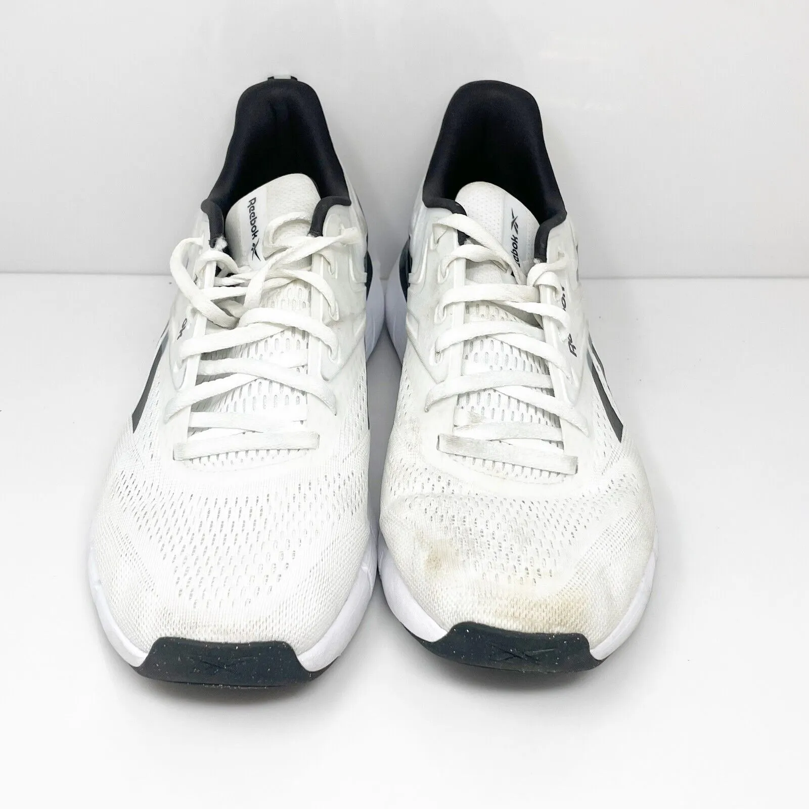 Reebok Mens Nano Gym 100208631 White Running Shoes Sneakers Size 12