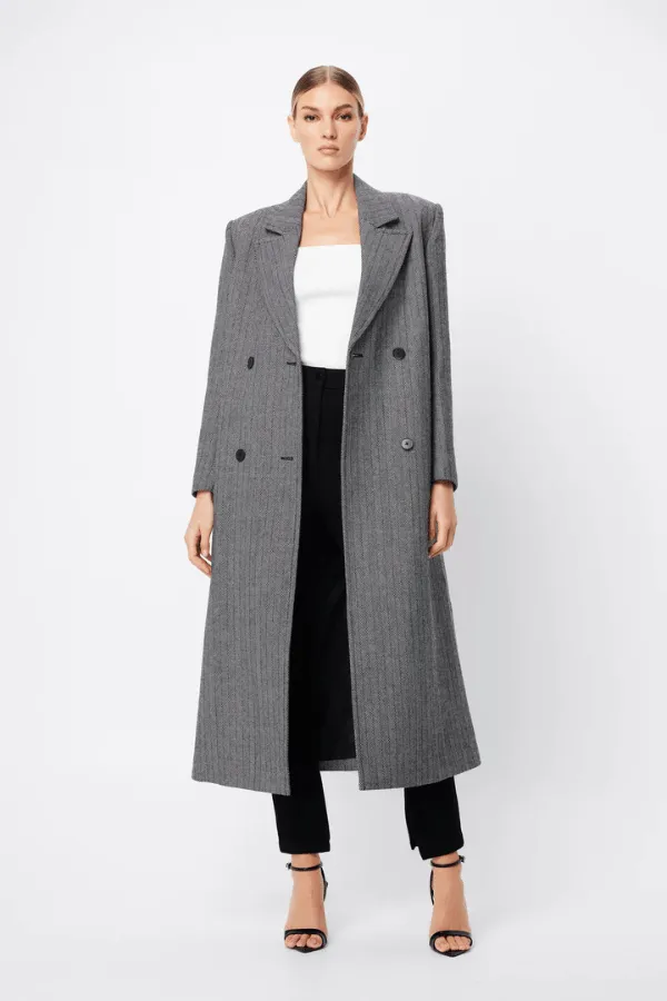 Reformation Coat Houndstooth