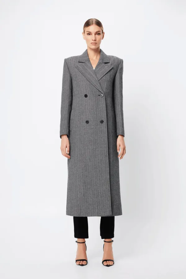 Reformation Coat Houndstooth