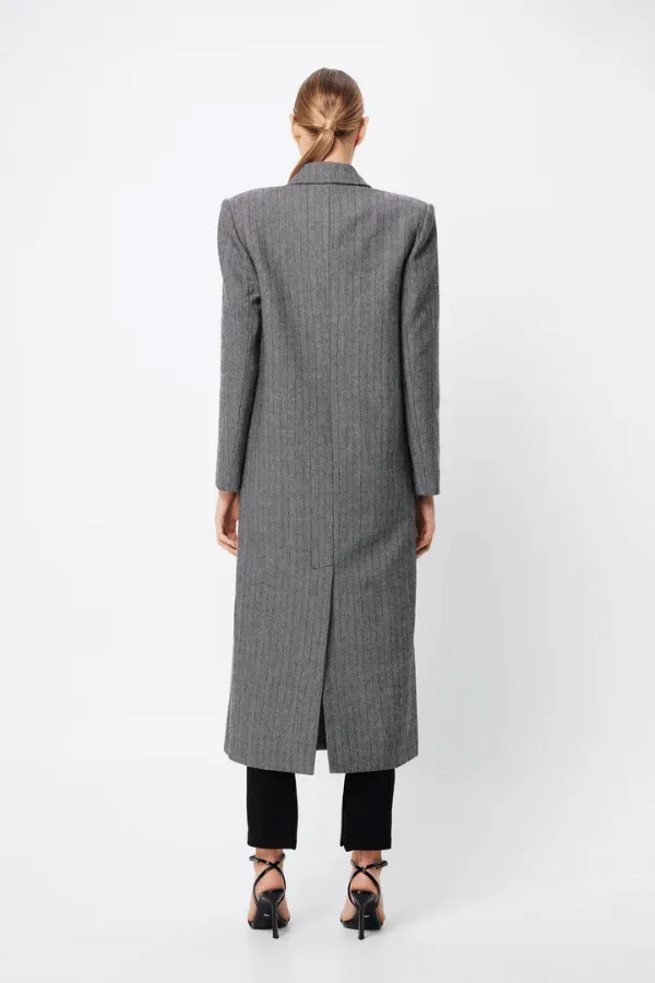 Reformation Coat Houndstooth